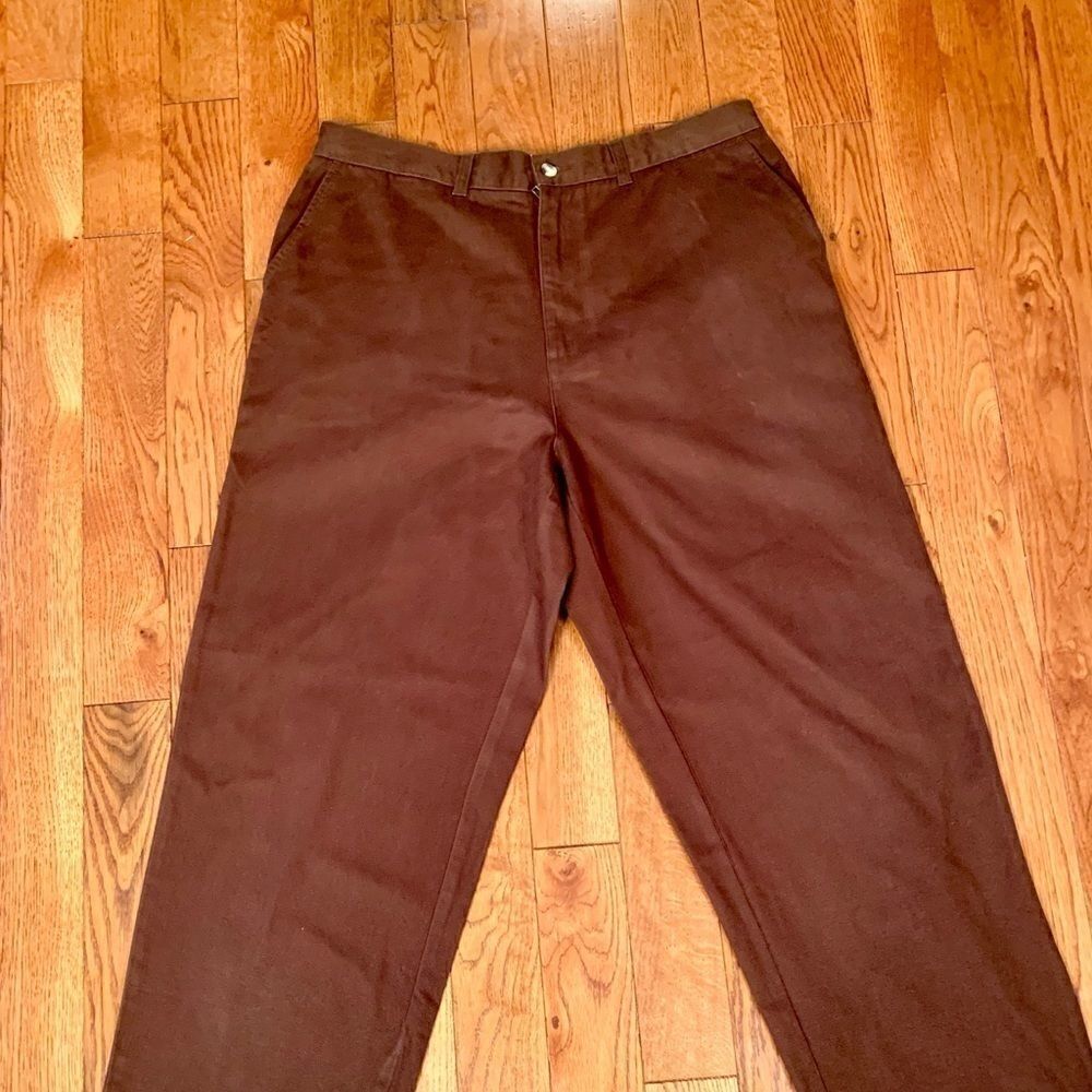 BROWN COVINGTON JEANS 38x32 100% COTTON NWT